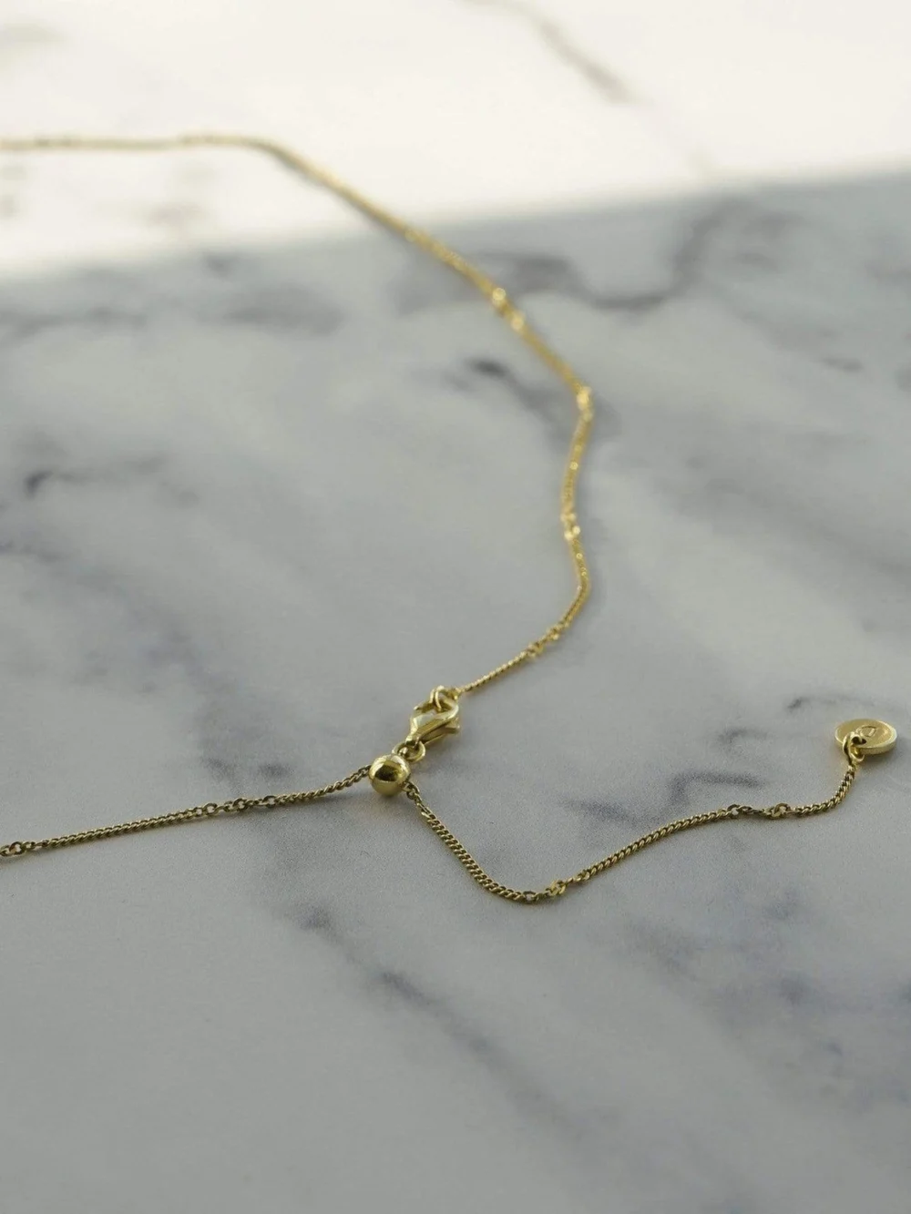 Daisy London Estée Lalonde T Bar & Forever Chain Necklace Set 18ct Gold Plate, view 5