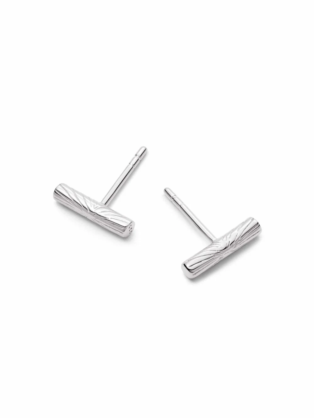 Daisy London Estée Lalonde T Bar Stud Earrings Sterling Silver