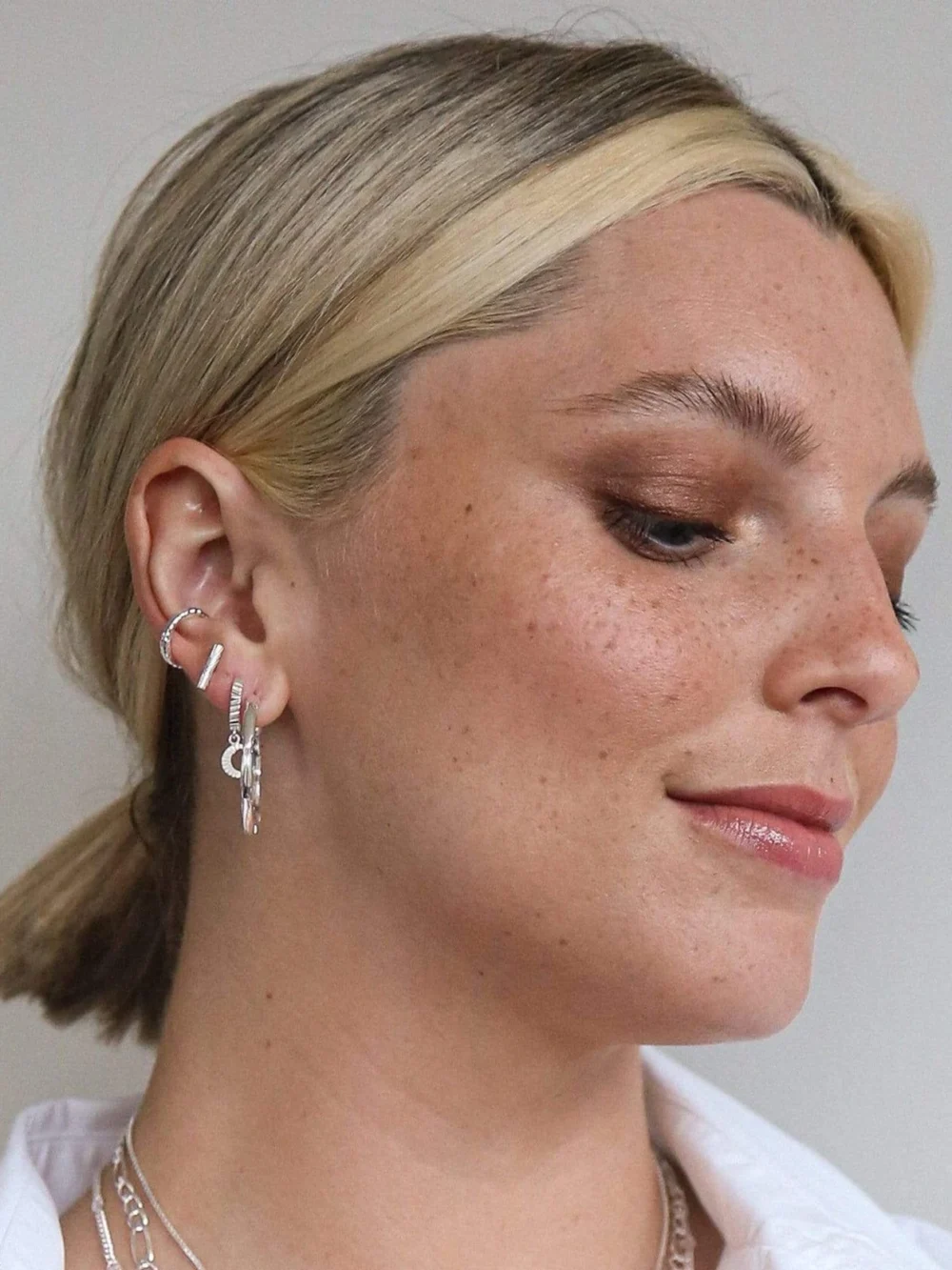 Daisy London Estée Lalonde Thea Ear Cuff Sterling Silver, view 3