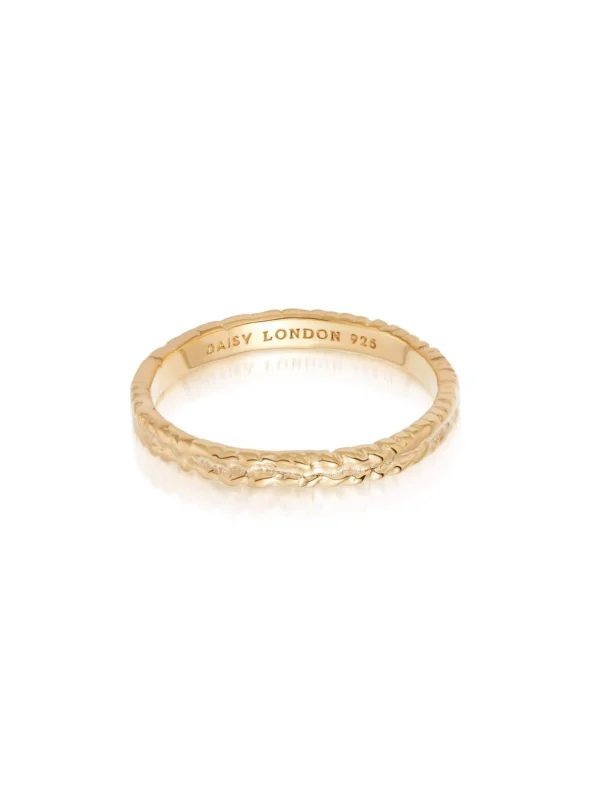 Daisy London Estée Lalonde Thea Stacking Ring 18ct Gold Plate