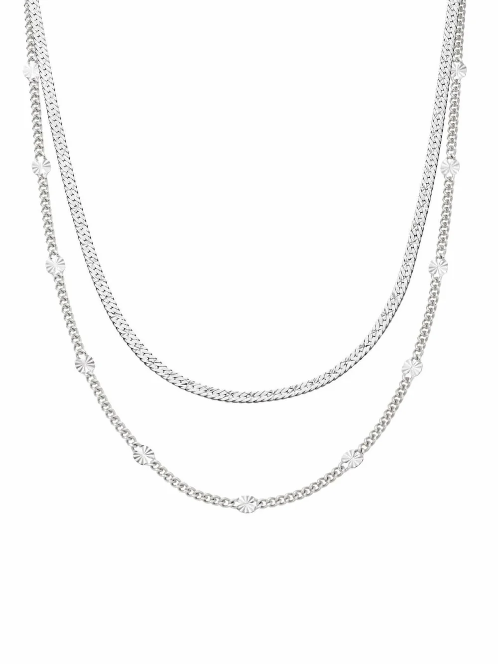 Daisy London Estée Lalonde 'You Give Me Light' Layering Necklace Set Sterling Silver