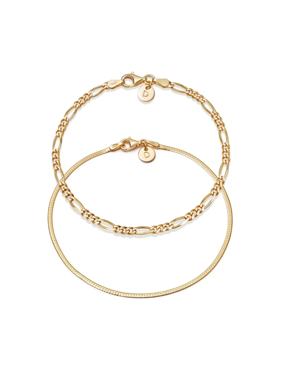 Daisy London Extra Fine Bracelet Stack 18ct Gold Plate