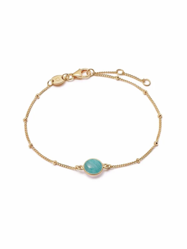 Daisy London Healing Stone Bracelet 18ct Gold Plate