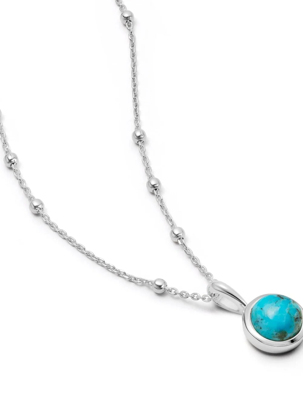 Daisy London Healing Stone Necklace Sterling Silver
