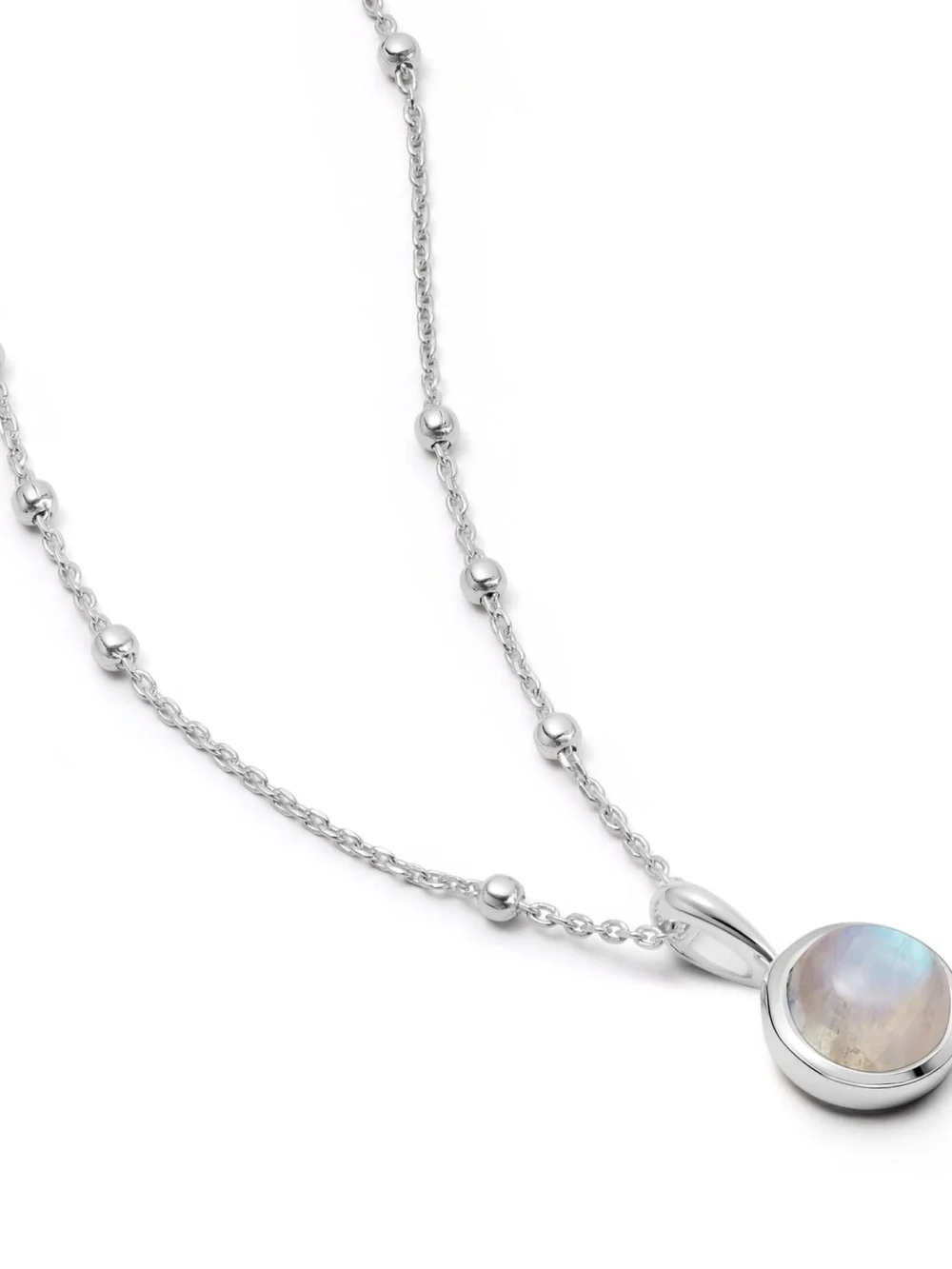 Daisy London Healing Stone Necklace Sterling Silver, view 6