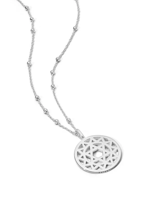 Daisy London Heart Chakra Necklace Sterling Silver