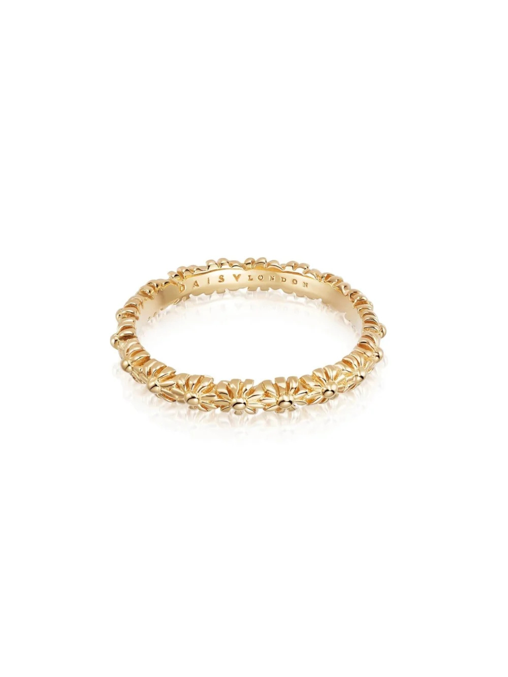 Daisy London Iota Daisy Ring 18ct Gold Plate