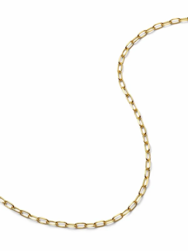 Daisy London Light Paperclip Chain Necklace 18ct Gold Plate