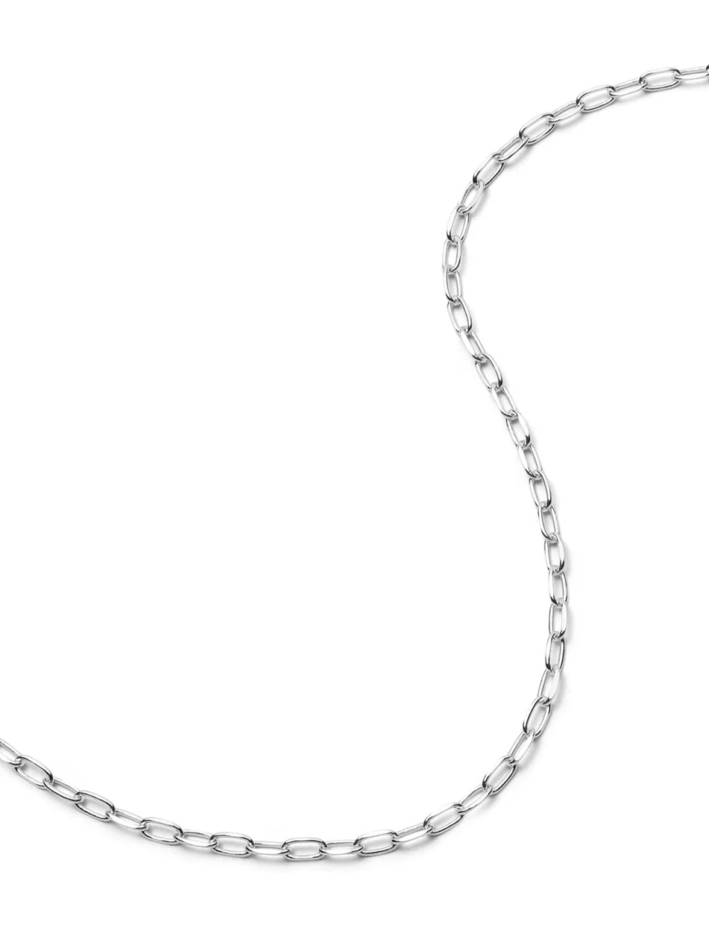 Daisy London Light Paperclip Chain Necklace Sterling Silver