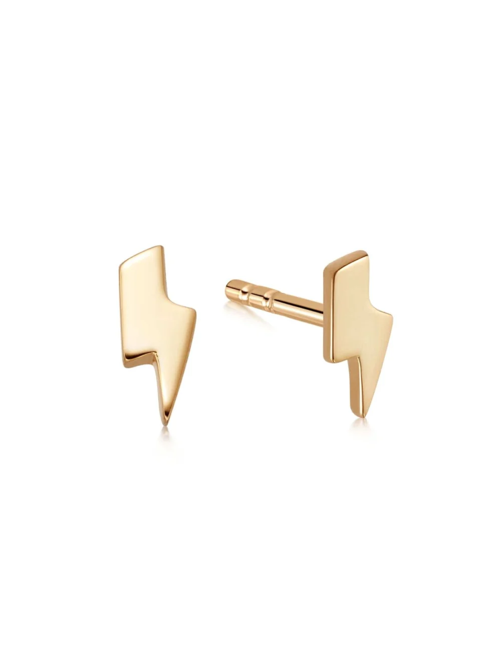 Daisy London Lightning Stud Earrings 18ct Gold Plate