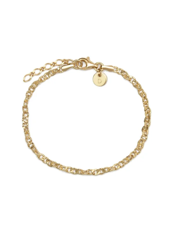 Daisy London Link Lightweight Chain Bracelet 18ct Gold Plate