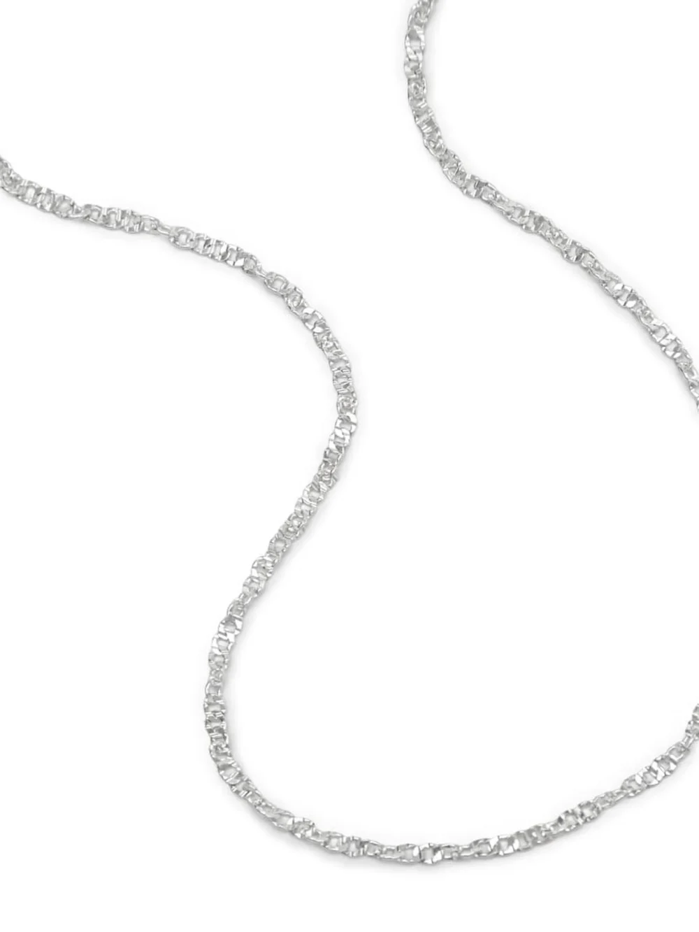 Daisy London Link Lightweight Chain Necklace Sterling Silver