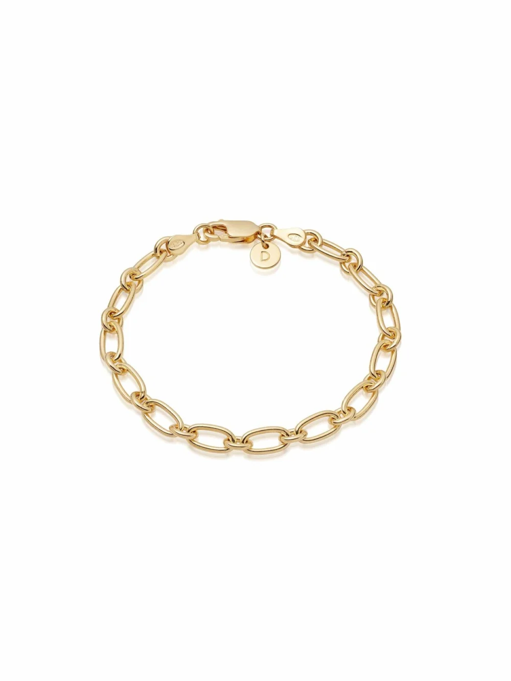 Daisy London Linked Chain Bracelet 18ct Gold Plate