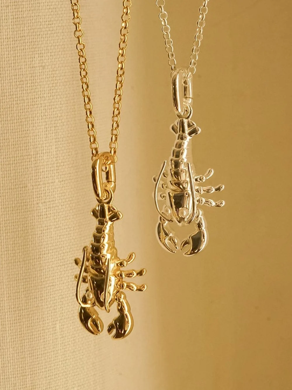 Daisy London Lobster Chain Necklace Sterling Silver, view 5