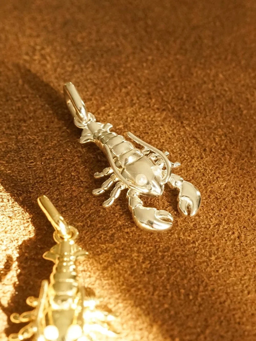 Daisy London Lobster Charm Sterling Silver, view 3