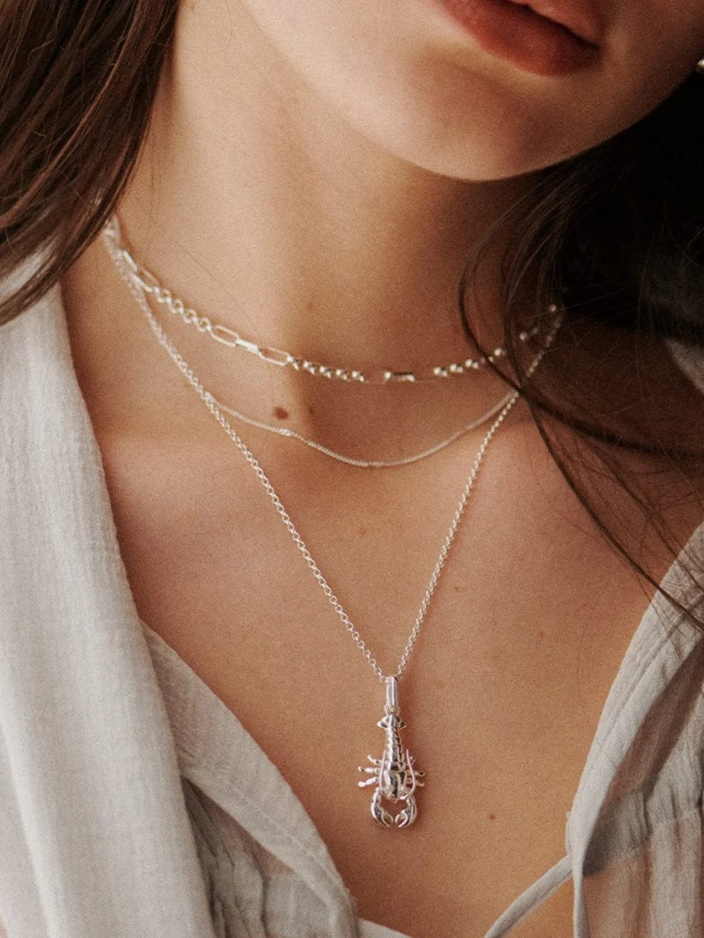 Daisy London Lobster Charm Sterling Silver, view 5