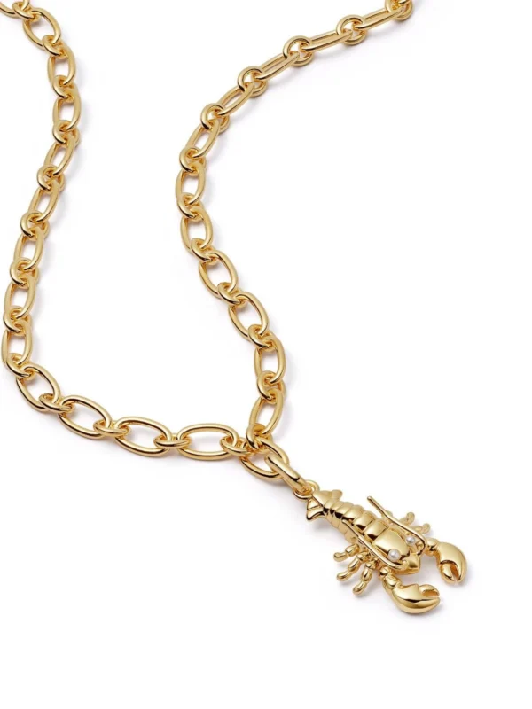 Daisy London Lobster Chunky Chain Necklace 18ct Gold Plate