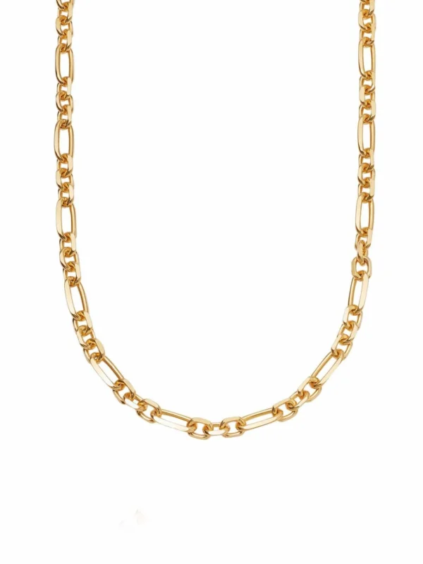Daisy London Magnus Chunky Chain Necklace 18ct Gold Plate
