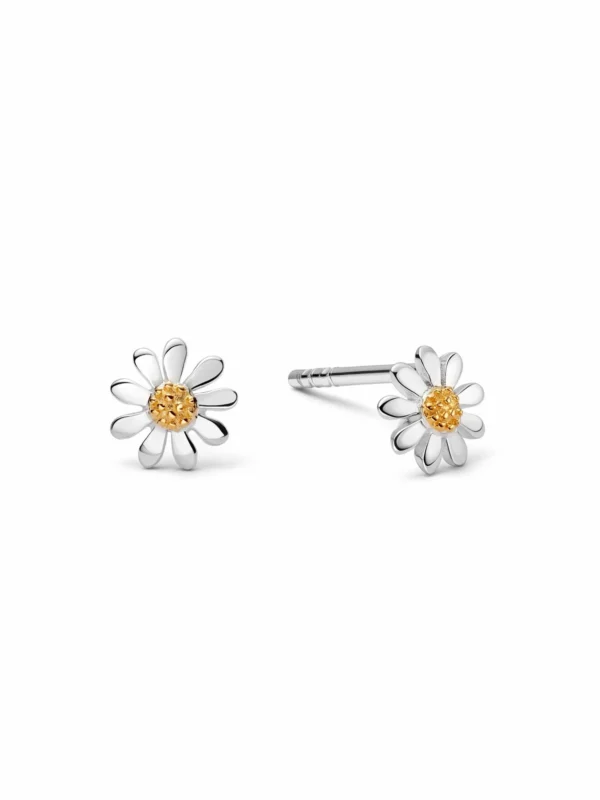 Daisy London Marguerite Daisy Stud Earrings Sterling Silver