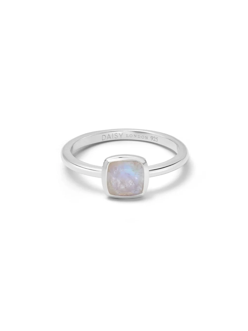 Daisy London Moonstone June Birthstone Ring Sterling Silver
