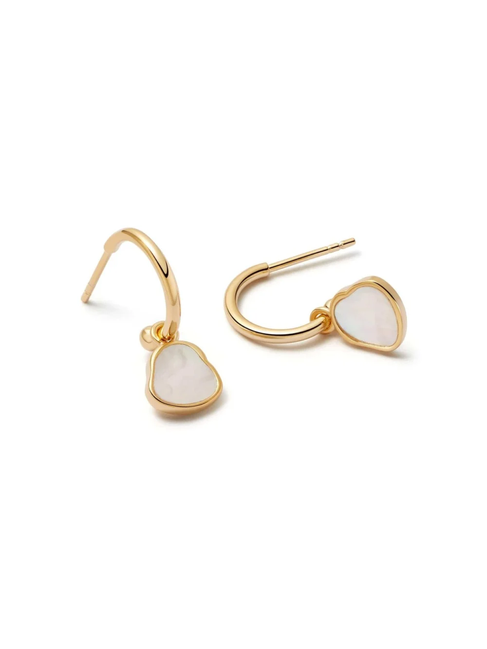 Daisy London Mother of Pearl Drop Earrings 18ct Gold Plate