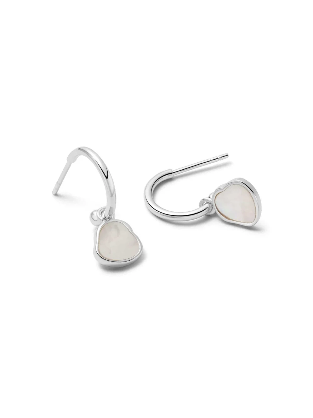 Daisy London Mother of Pearl Drop Earrings Sterling Silver