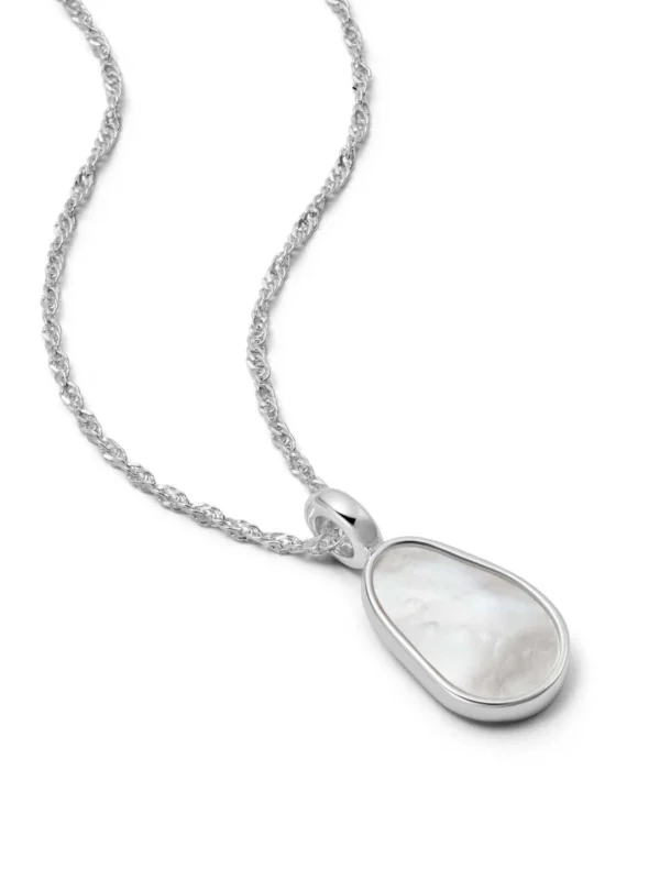 Daisy London Mother of Pearl Necklace Sterling Silver