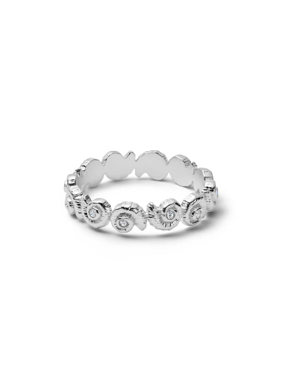 Daisy London Multi Shell Wrap Ring Sterling Silver