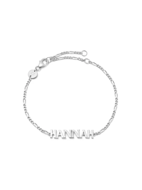 Daisy London Personalised Name Bracelet Sterling Silver