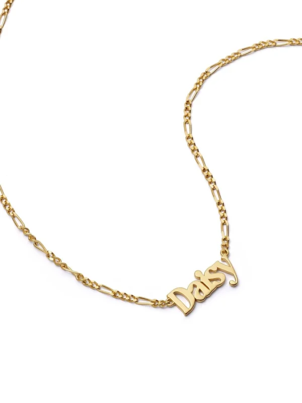 Daisy London Personalised Name Necklace 18ct Gold Plate