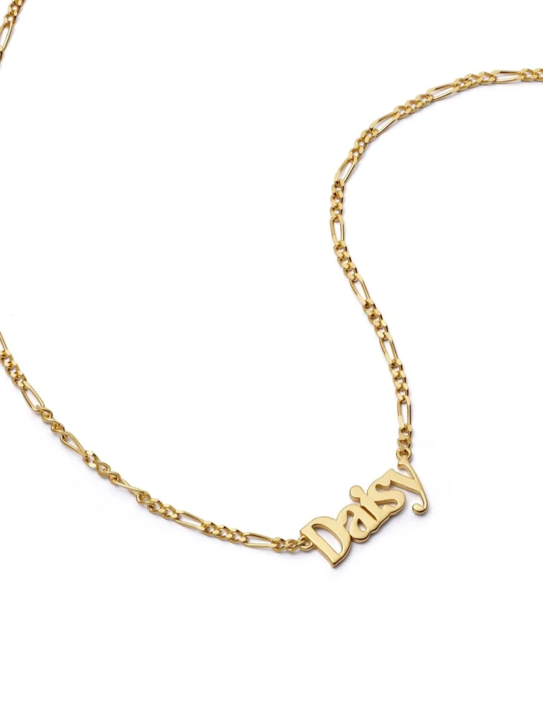 Daisy London Personalised Name Necklace 18ct Gold Plate