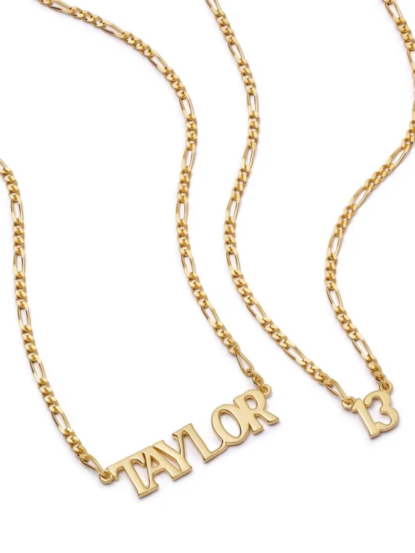 Daisy London Personalised Name Necklace 18ct Gold Plate (Taylor's Version)