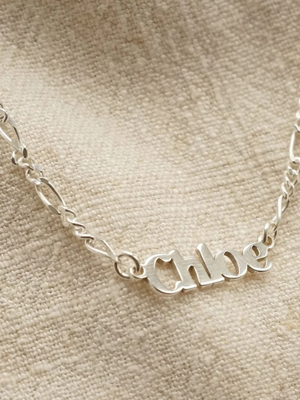 Daisy London Personalised Necklace Sterling Silver, view 3