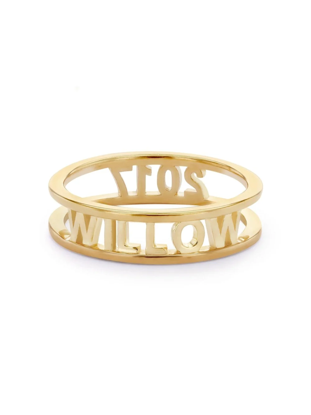Daisy London Personalised Ring 18ct Gold Plate