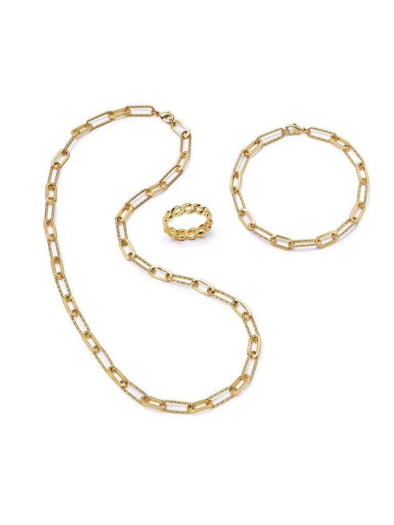 Daisy London Polly Chain Look 18ct Gold Plate