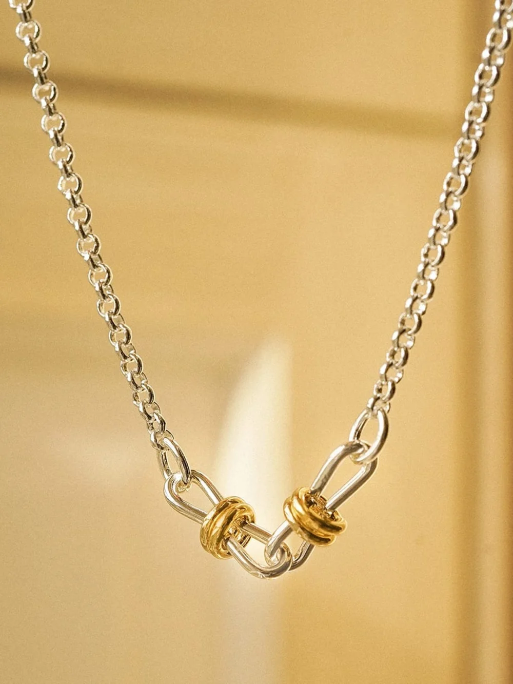 Daisy London Polly Knot Lightweight Chain Set, view 4