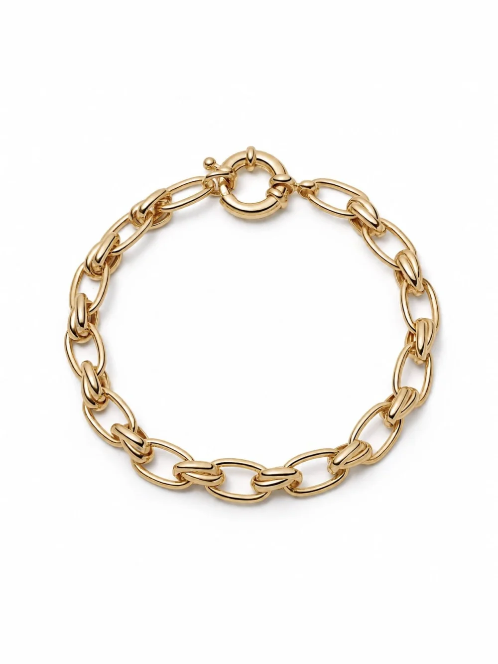 Daisy London Polly Vintage Link Chain Bracelet 18ct Gold Plate