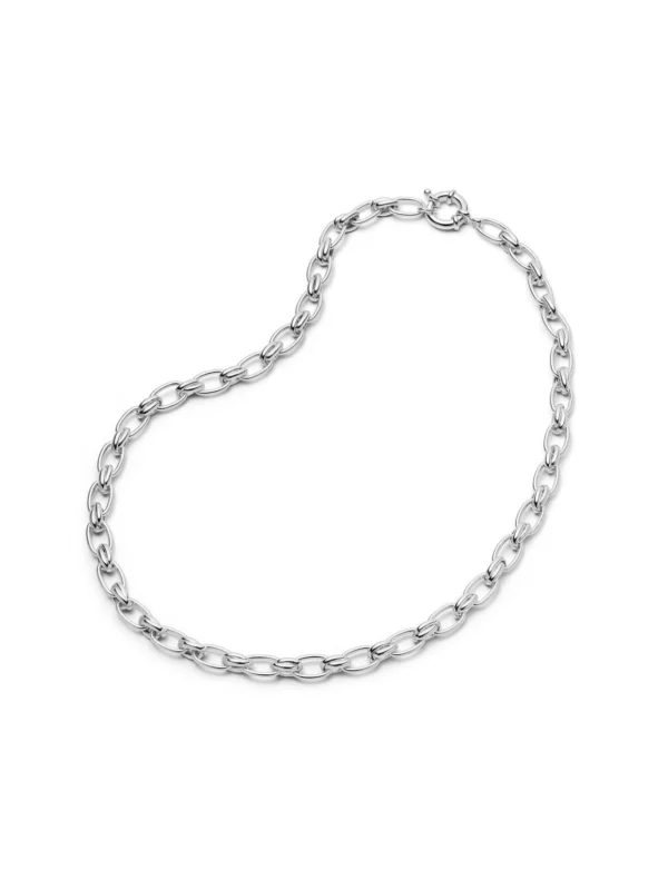Daisy London Polly Vintage Link Chain Necklace Silver Plate