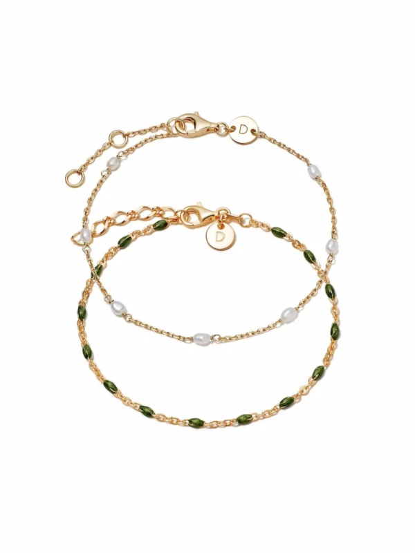 Daisy London Radiant Treasures Bracelet Stack 18ct Gold Plate