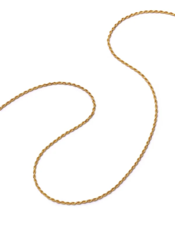 Daisy London Rope Layering Chain Necklace 18ct Gold Plate