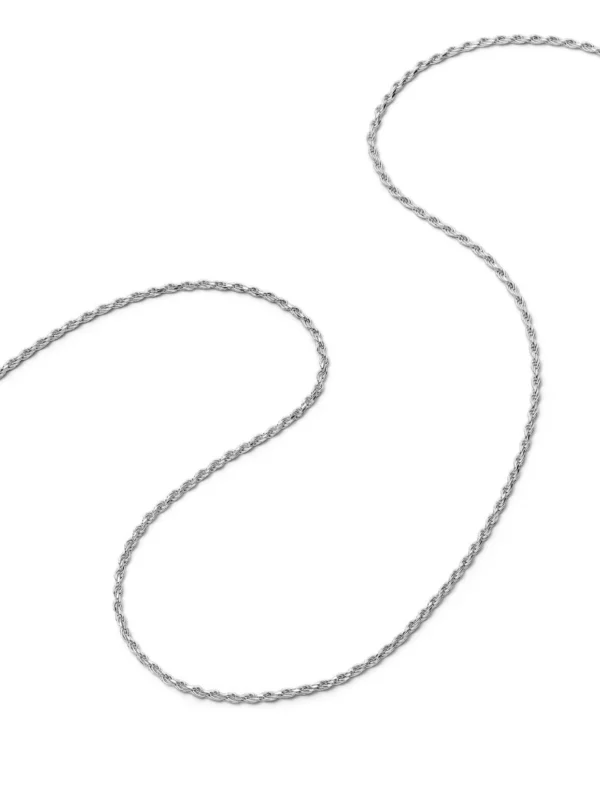 Daisy London Rope Layering Chain Necklace Sterling Silver