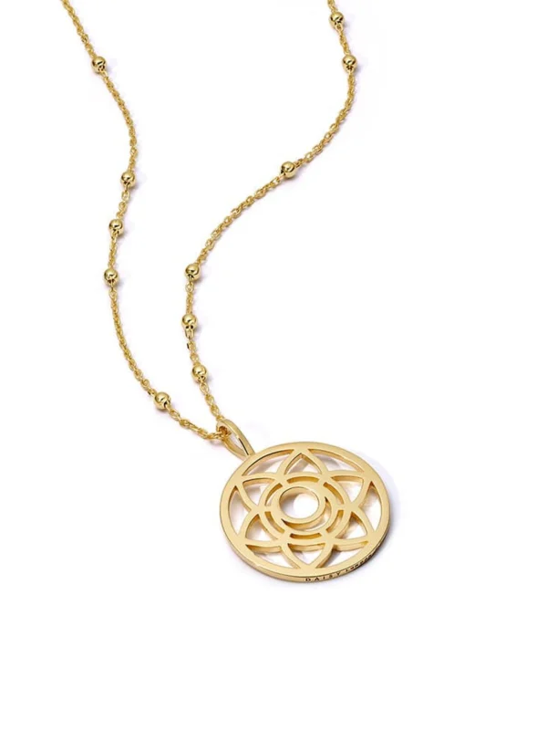Daisy London Sacral Chakra Necklace 18ct Gold Plate