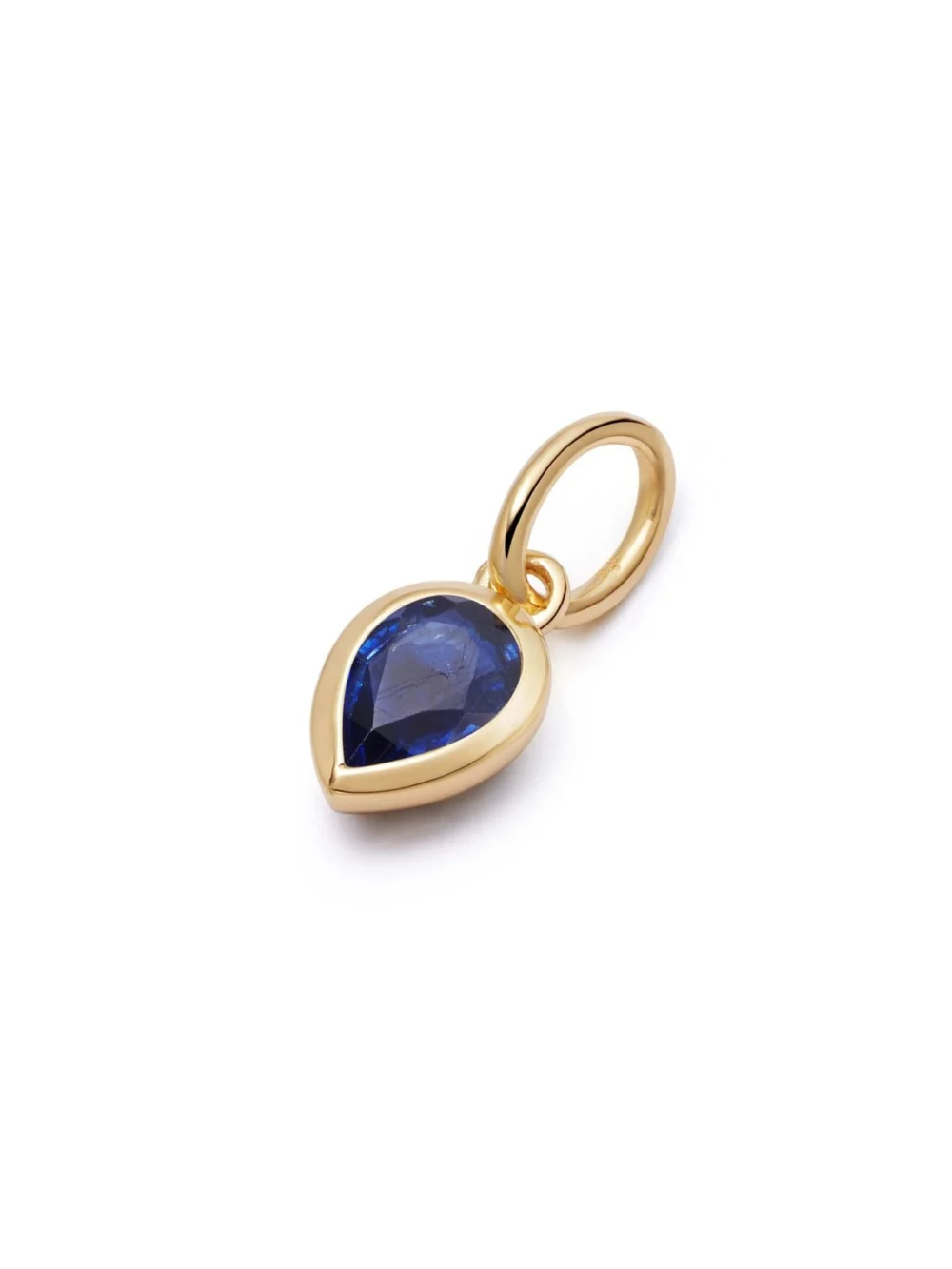 Daisy London Sapphire September Birthstone Charm Pendant 18ct Gold Plate