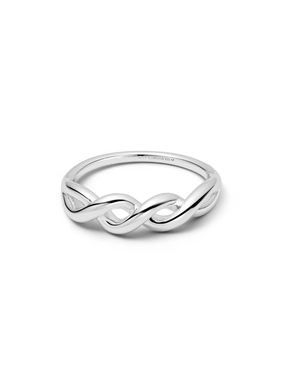 Daisy London Scribble Knot Ring Sterling Silver