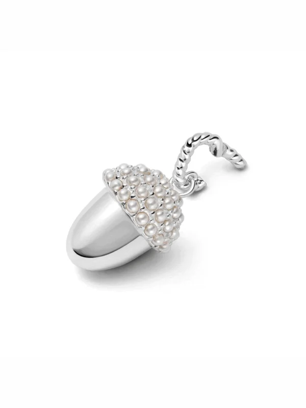 Daisy London Shrimps Acorn Charm Pendant Sterling Silver