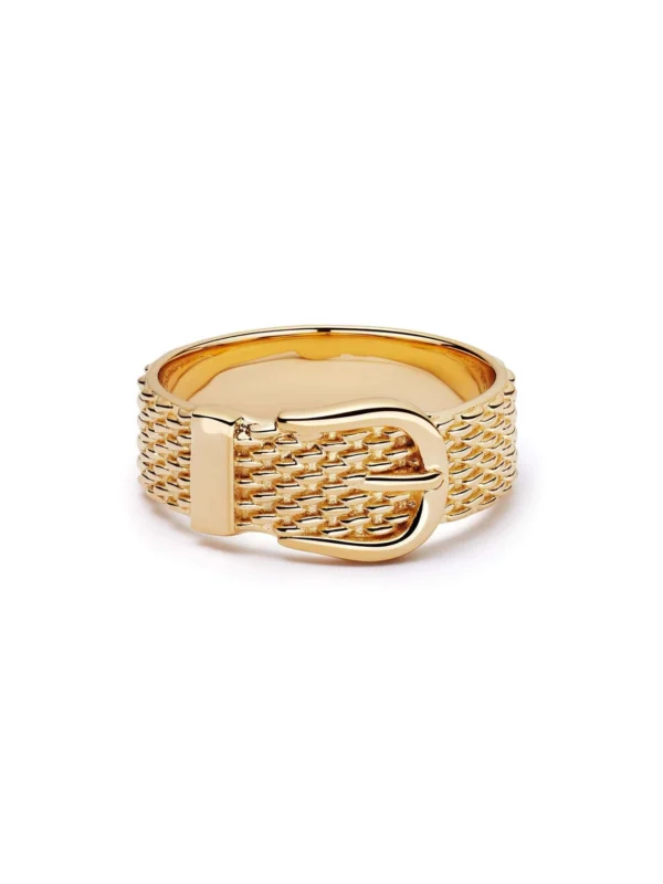 Daisy London Shrimps Belt Ring 18ct Gold Plate