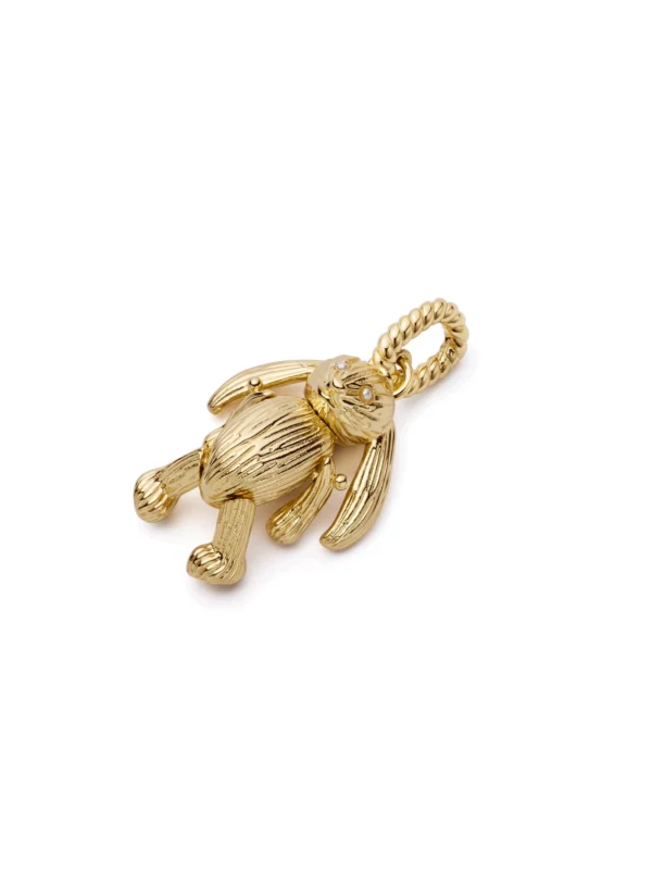 Daisy London Shrimps Bunny Charm 18ct Gold Plate