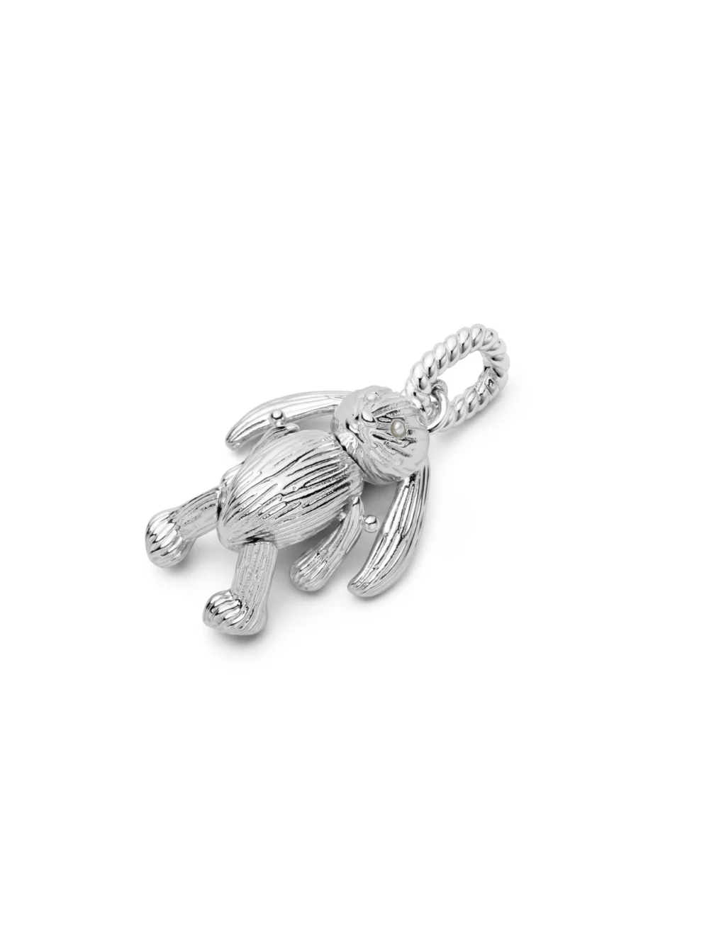 Daisy London Shrimps Bunny Charm Silver Plate