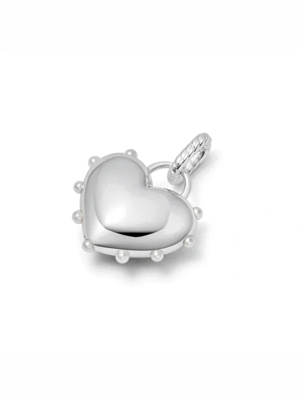 Daisy London Shrimps Chubby Heart Charm Sterling Silver