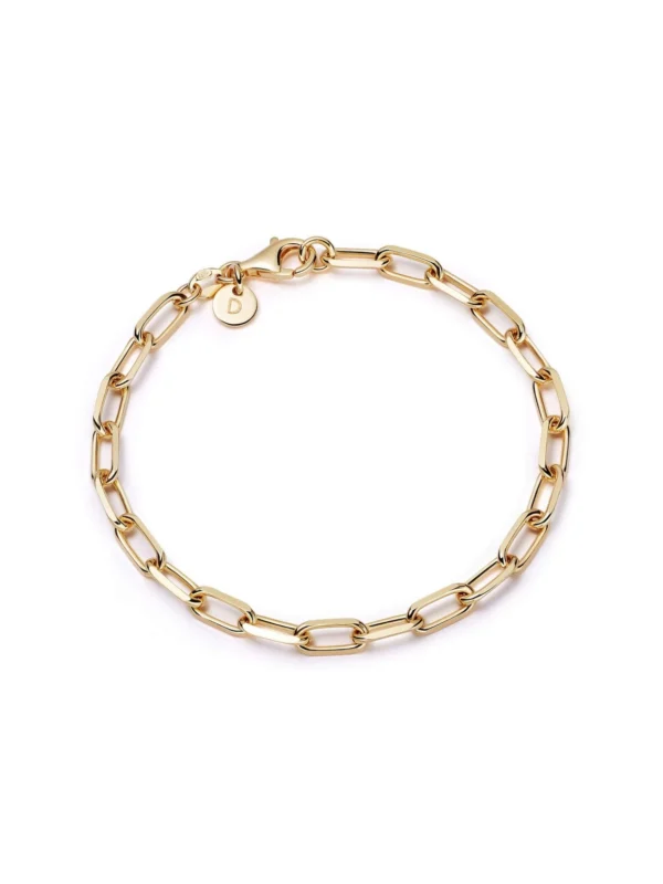 Daisy London Shrimps Chunky Chain Bracelet 18ct Gold Plate